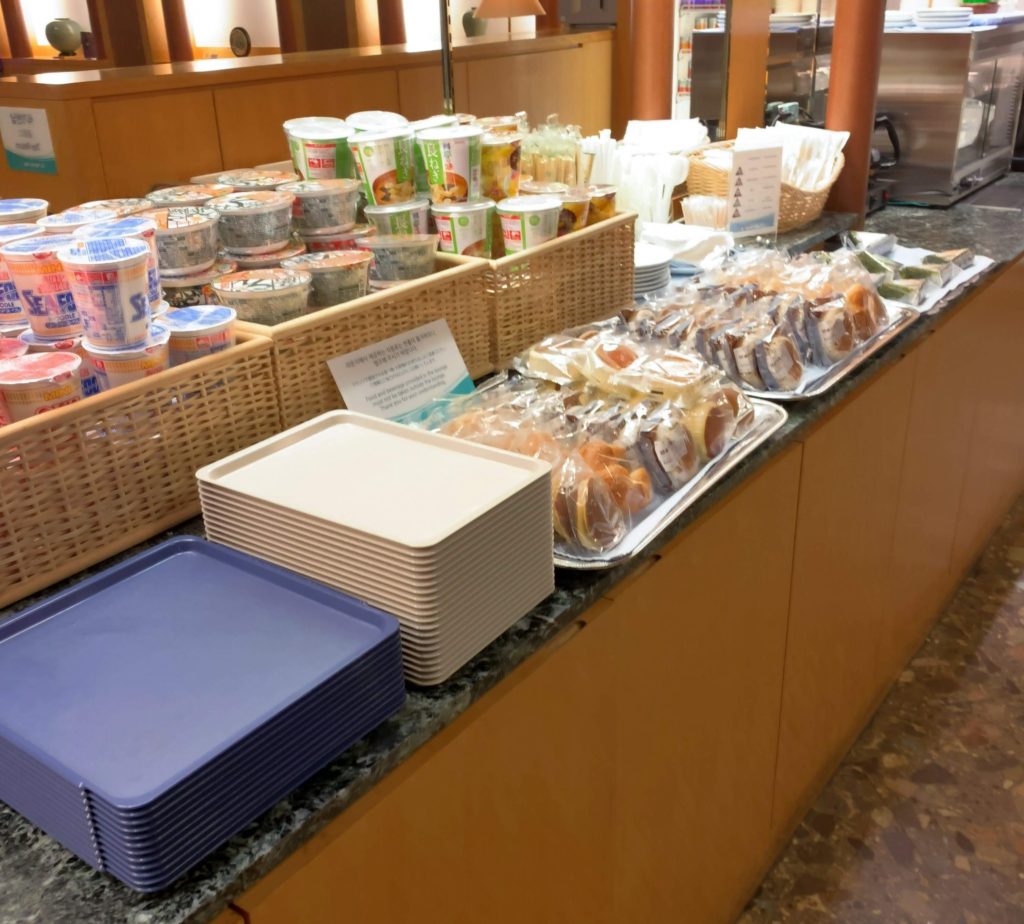 KAL BUSINESS CLASS LOUNGE　の軽食